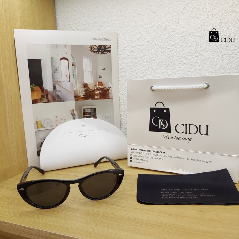 Kính Râm Gọng Bầu Dục Thời Trang Cidu Mk20