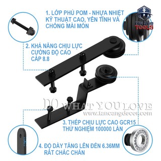 Phụ kiện Cửa Lùa 2 Cánh Đôi Barn Door