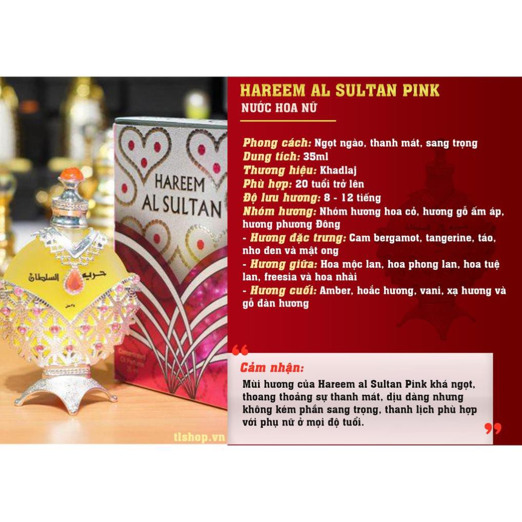 TINH DẦU DUBAI - NƯỚC HOA DUBAI CHÍNH HÃNG - HAREEM AL SULTAN - ALSULTAN
