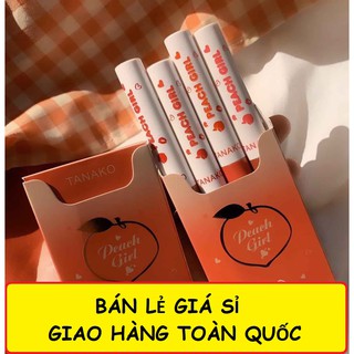 Set son 4 cây tanako peach girl matte silky ,combo 5 set son 4 cây tanako peach girl siêu xinh, set son