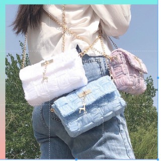 Túi tự đan ruy băng hot hit (Set đầy đủ nguyên liệu làm túi ruy băng), DIY, túi xách handmade