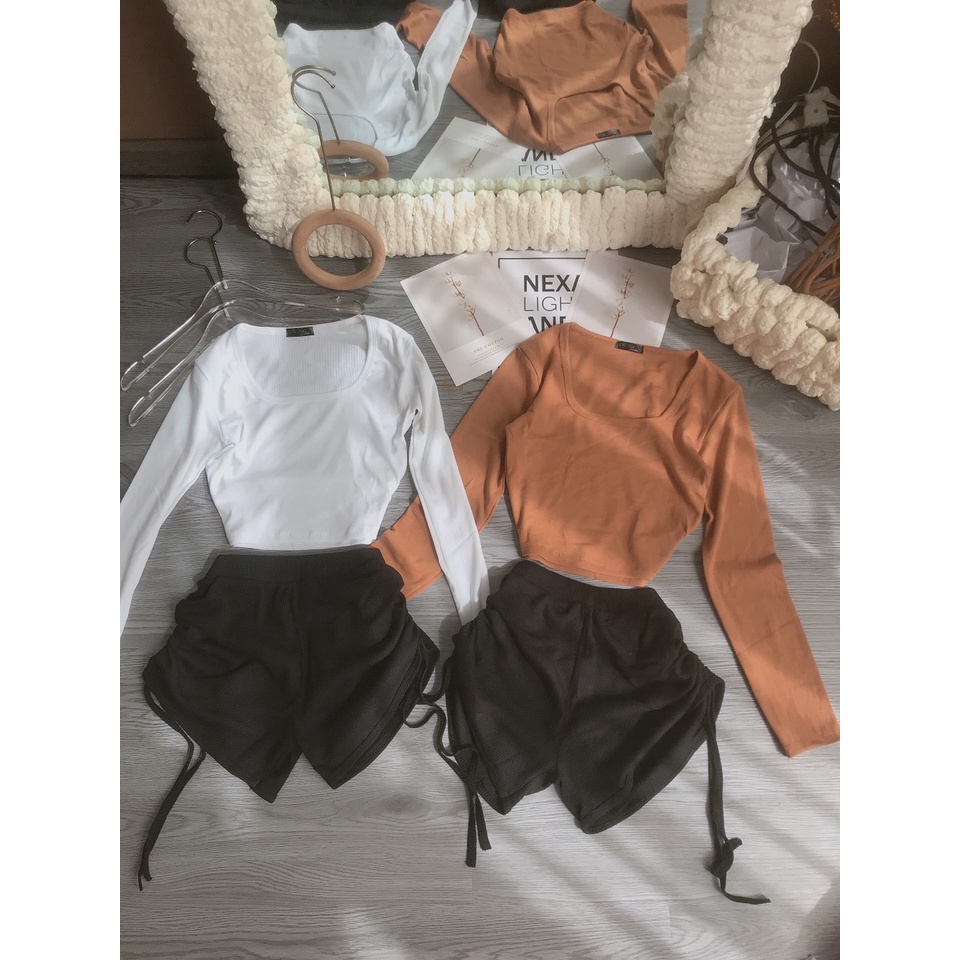 ÁO THUN LEN CROPTOP KIỂU
