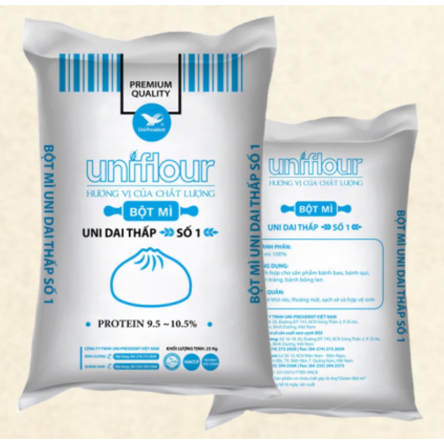 BỘT MÌ UNI DAI THẤP SỐ 1