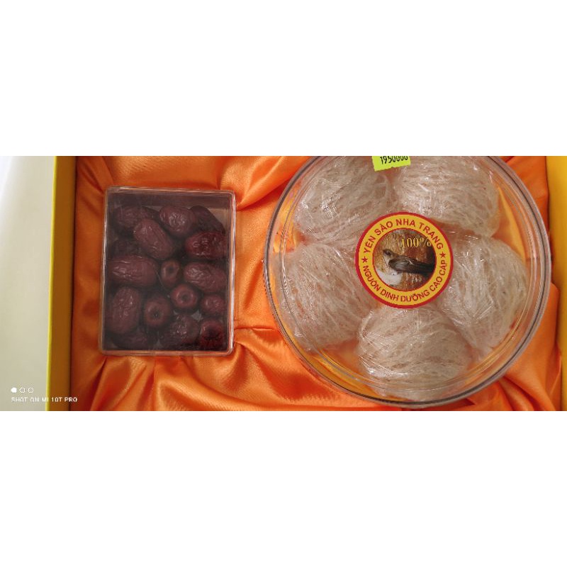 Yến Sào nguyên tổ rút lông 50gr - tặng kèm đường phèn và táo đỏ