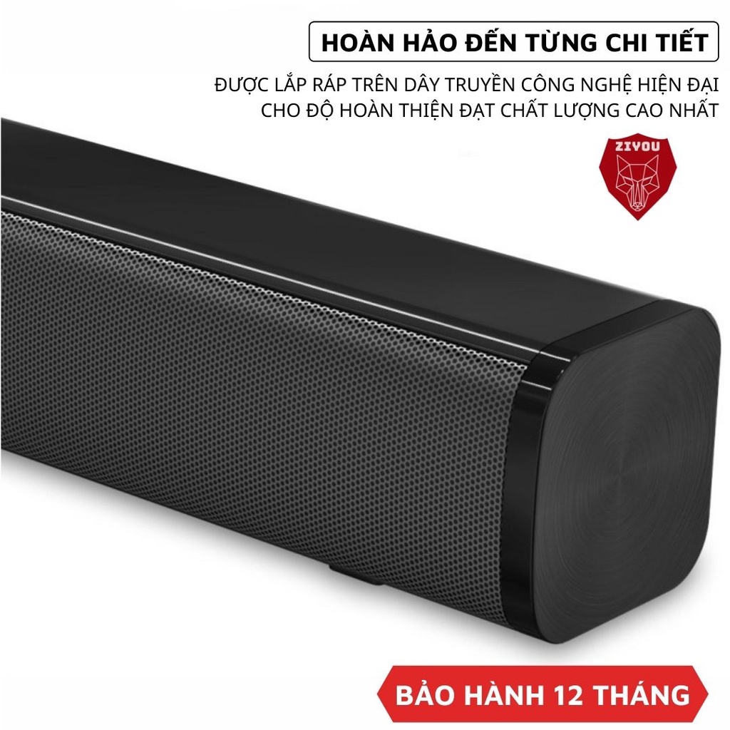 Loa Soundbar ZIYOU Âm Thanh Vòm Sống Động 8D Max Bluetooth 5.0 Hiệu Ứng Rạp Chiếu Phim Super Bass Nghe Nhạc Siêu Hay