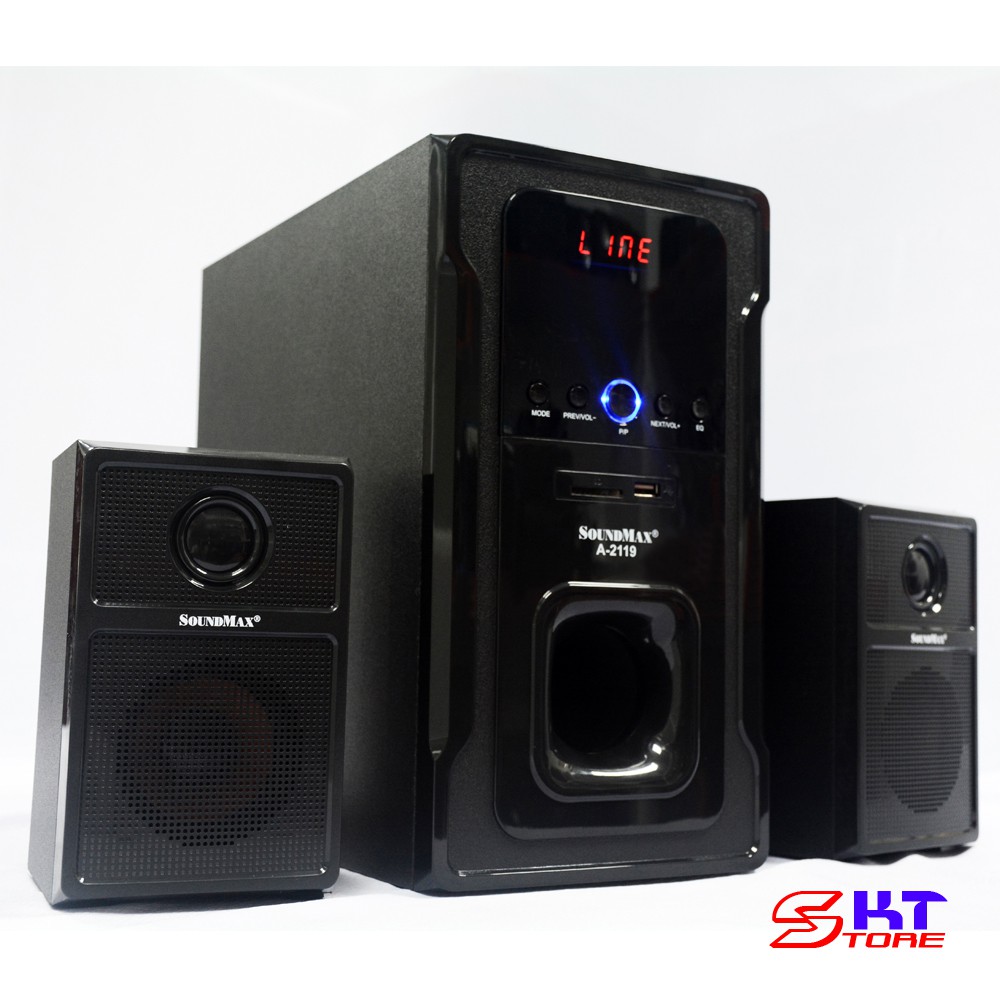 Loa Vi Tính Bluetooth SoundMax A2119 Hào Nhoáng Và Hiện Đại - Hàng Chính Hãng