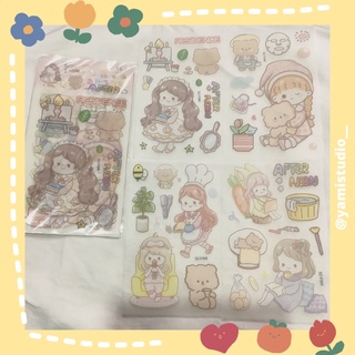 Set hình dán sticker decal 4 tấm
