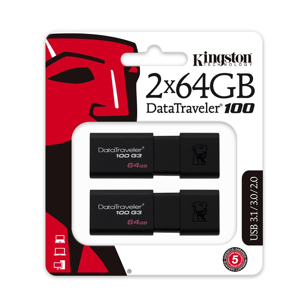 USB 3.0 32G/64GB KINGSTON Chính hãng FPT/Viết Sơn/SPC (USB 3.1 Gen 1) hàng chất lượng cáo bảo hành 2 năm 1 đổi 1