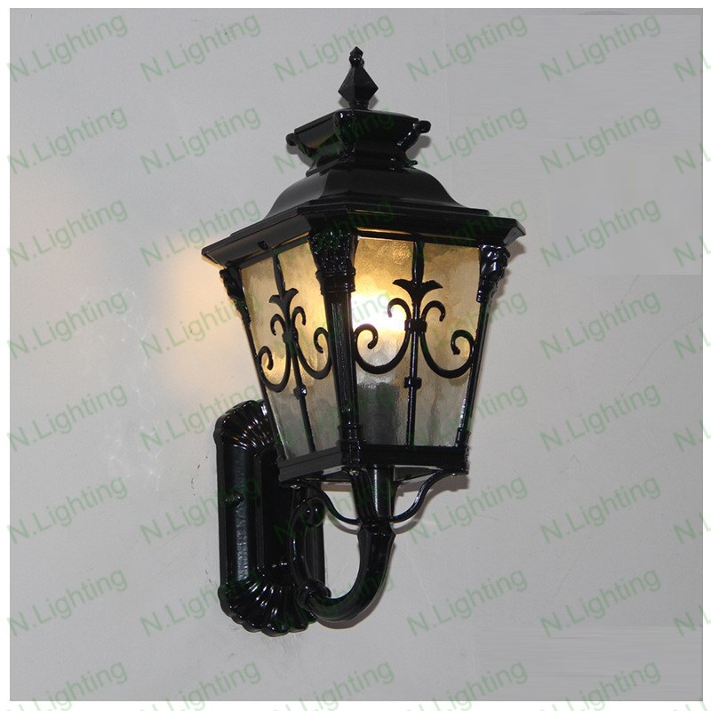 Đèn led trang trí sân vườn tân cổ điển, đèn ngoài trời gắn vách cổng đẹp