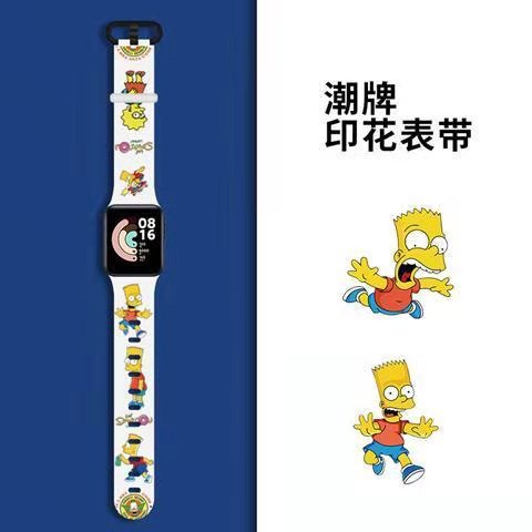 Dây đeo thay thế chất liệu silicon hoạ tiết độc đáo cho Xiaomi Mi Watch Lite / Redmi Watchstrap