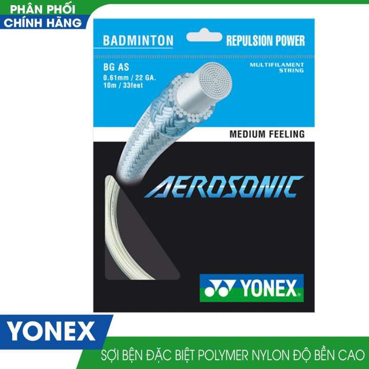 Dây Đan Vợt Cầu Lông Yonex Aerosonic (Trắng)