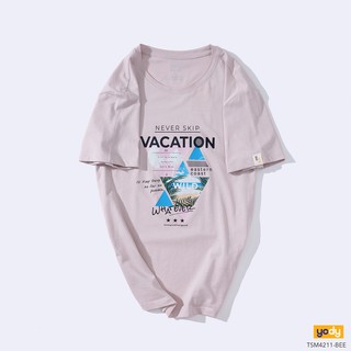 Áo thun nam Yody in Vacation TSM4211