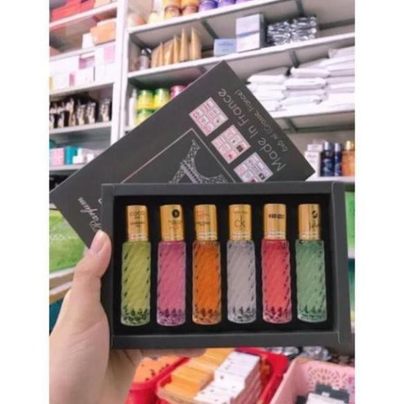 Sét 6 Chai Mẫu Thử Nước Hoa Hương Thơm Pháp Cao Cấp Dung Tích 6ml – chất khử mùi làm thơm cơ thể | Thế Giới Skin Care