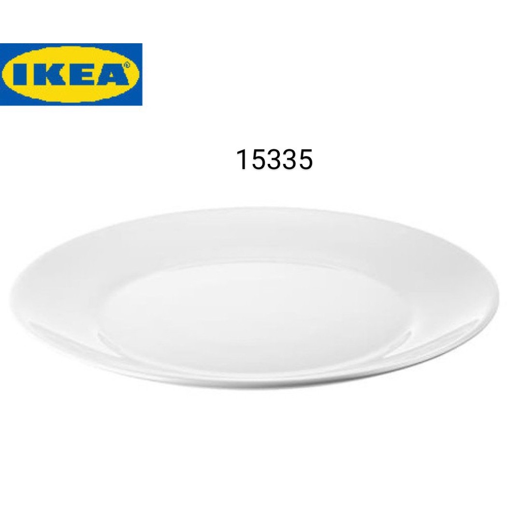 Combo 2 đĩa trắng OFTAST size đại 25cm (15335)- IKEA- Ecohome