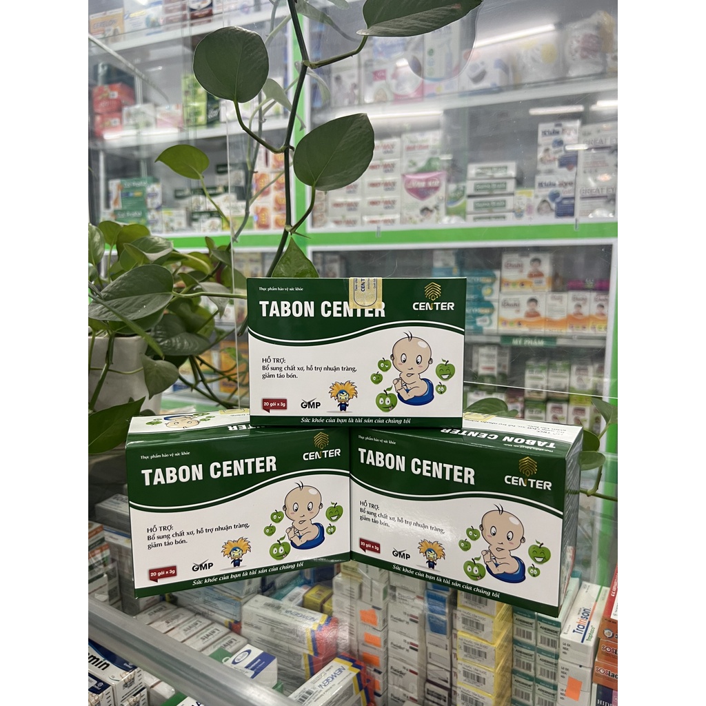 {Chính hãng} Tabon Center – Hỗ trợ điều trị táo bón cho bé, giúp nhuận tràng (Hộp 20 gói)