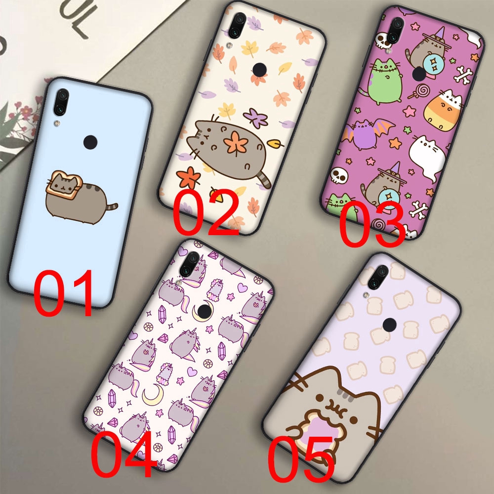 Ốp lưng silicone dẻo hình Pusheen dễ thương cho Xiaomi Redmi Note 6 7 Pro 6A S2 Go Case NO125