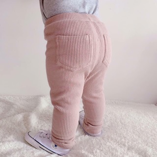 Quần thun gân len tăm cho bé