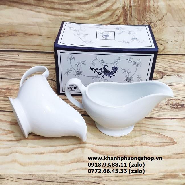 Bình rót nước sốt sứ Minh Long - bình rót nước sốt sứ minh long