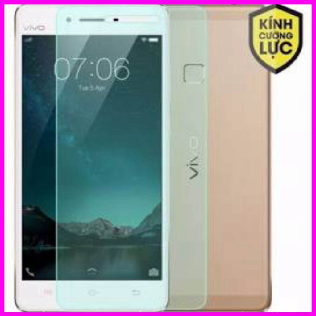 Kính cường lực Vivo V1 max / V3 max Kính trong suốt mài cạnh tặng kèm khăn lau. FRRE SHIP