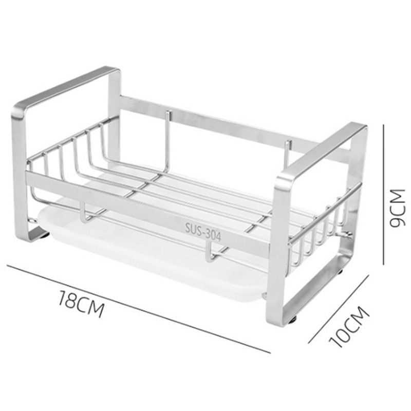 Khay Đựng Bánh Xà Phòng / Miếng Bọt Biển Gắn Bồn Rửa Tiện Lợi