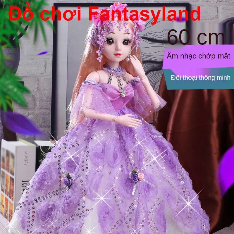 Bộ búp bê Barbie ngoại cỡ 60 cm, bé gái, công chúa, đồ chơi sinh nhật độc thân quà tặng vảimocbo
