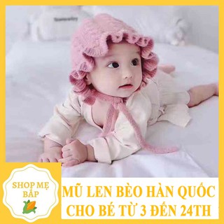 MŨ LEN BÈO HÀN QUỐC ❤️FREESHIP❤️mũ len bèo siêu đáng yêu cho bé 2m-5 tuổi - PKSS15