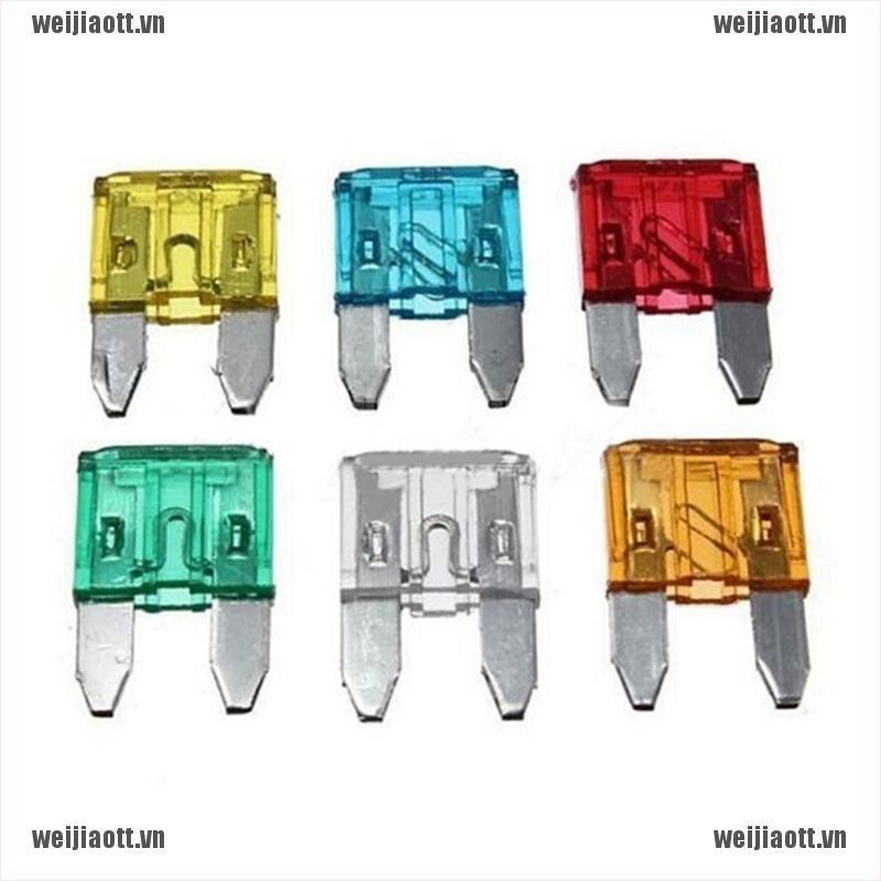 Set 60 cầu chì mini 5a 10a 15a 20a 25/30a dành cho xe hơi