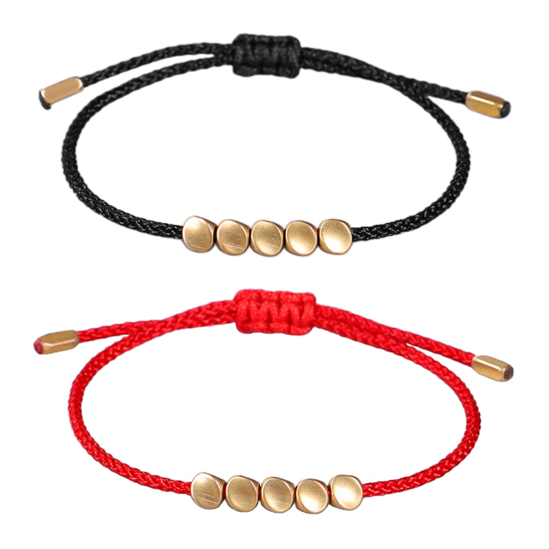 HANDMADE Vòng Tay Hạt Đồng Phong Cách Phật Giáo Tây Tạng