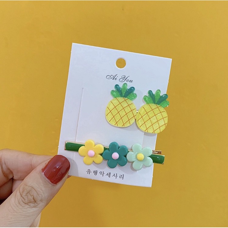 [Phụ kiện] Set kẹp tóc dễ thương