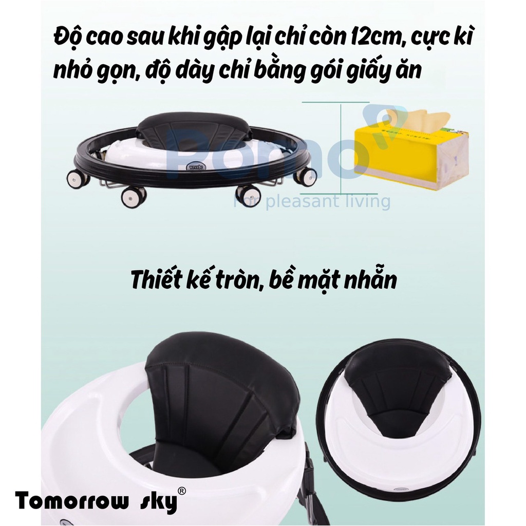 Xe Tập Đi Tomorrow Sky X6 TW0202 Phiên Bản Mới Nhất Năm 2023, Thiết Kế Xe Tròn Đầy Ấn Tượng Cho Bé Từ 6 Tháng Tuổi