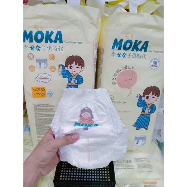 Bỉm Quần MoKa bịch 50 miếng M/L/XL/Xxl/Xxxl