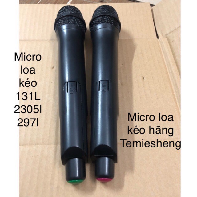 Combo 2 micro không dây cho loa kéo Temeisheng DP 131, Dp 297L, Dp 2305L