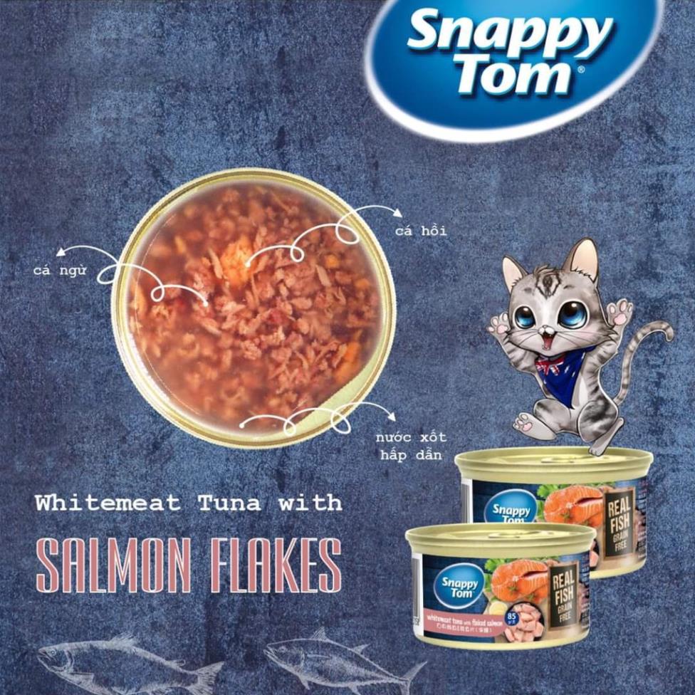 Pate Snappy tom 85g dành cho mọi loại mèo