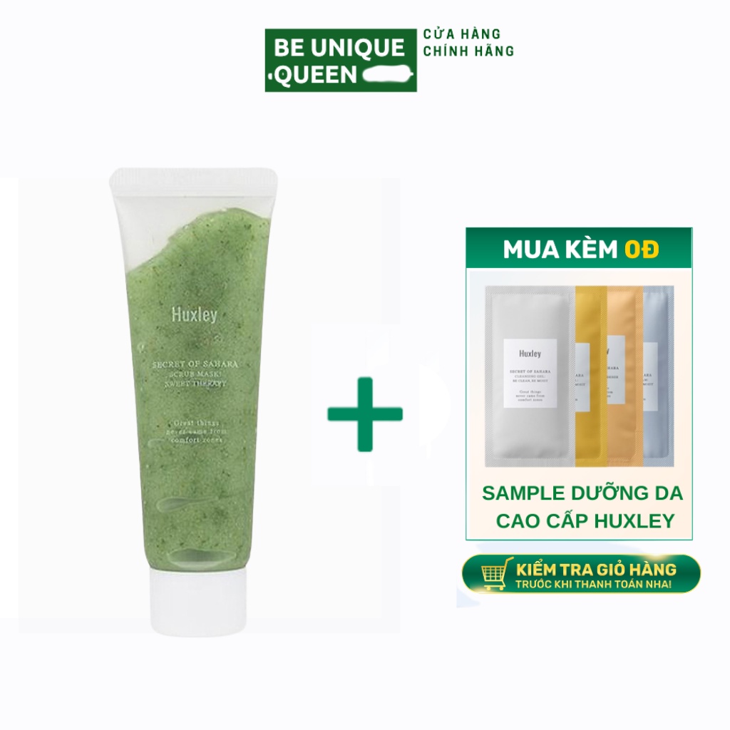 Mặt Nạ Tẩy Tế Bào Chết Huxley Mini Giúp Tẩy Da Chết, Dưỡng Da Huxley Scrub Mask Therapy 30g Chính Hãng