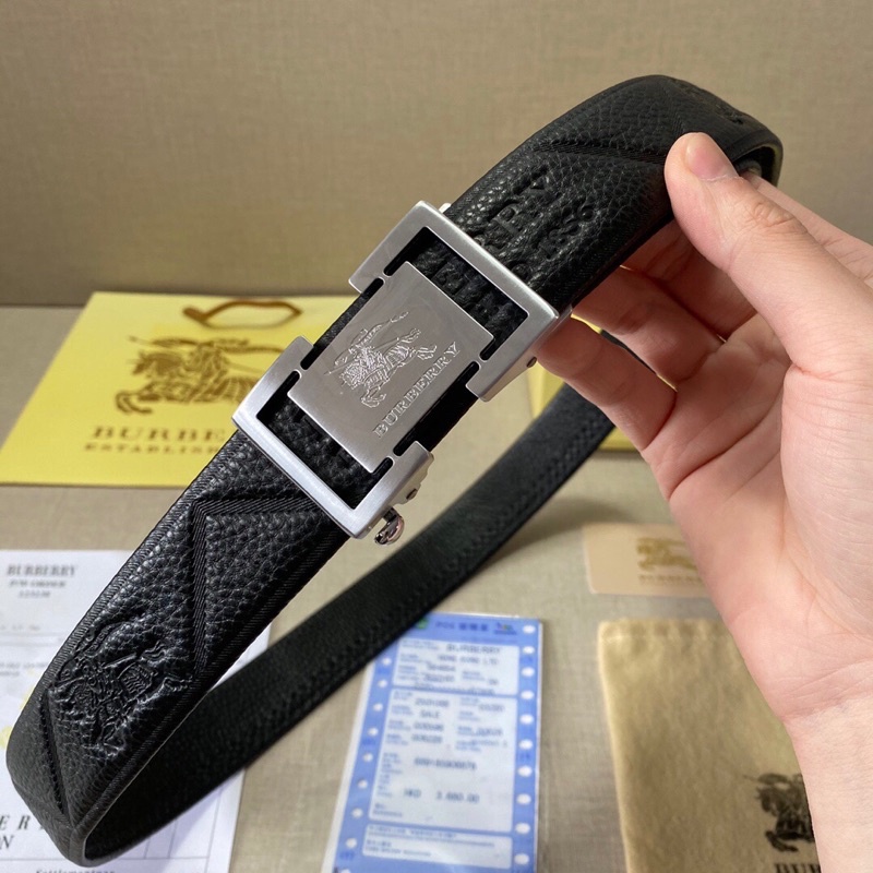Thắt lưng Burberry- da bê ý cao cấp chuẩn Au nhập khẩu new fullbox