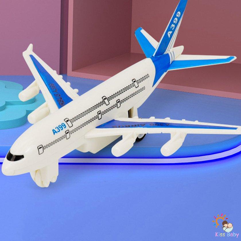 Mô hình máy bay đồ chơi mini nhiều màu sắc khác nhau kéo lùi lên dây cót dành cho trẻ em