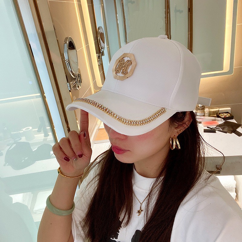 Mũ lưỡi trai unisex nam nữ KHÓA MIDI đính đá  hàng QC siêu đẹp nón lưỡi trai khóa sau đội nhóm chơi thể thao du lịch
