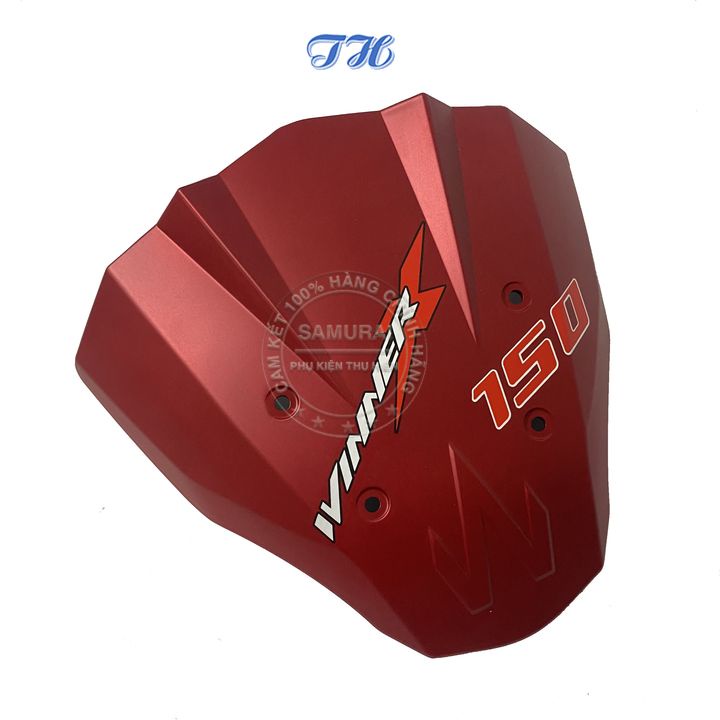 Ốp đầu xe Winner X mẫu K2, mão xe winner x màu đỏ siêu chất