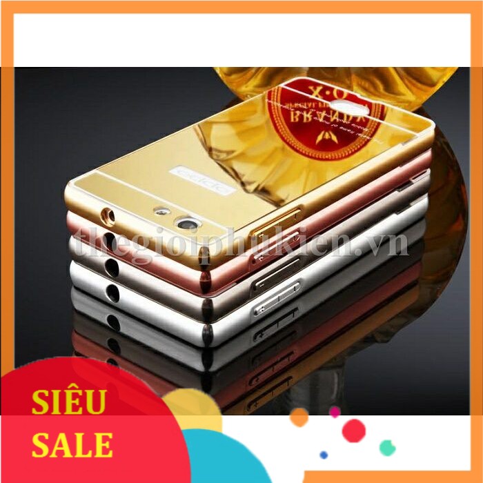 Ốp lưng OPPO Neo 5 A31 R1201 tráng gương viền kim loại