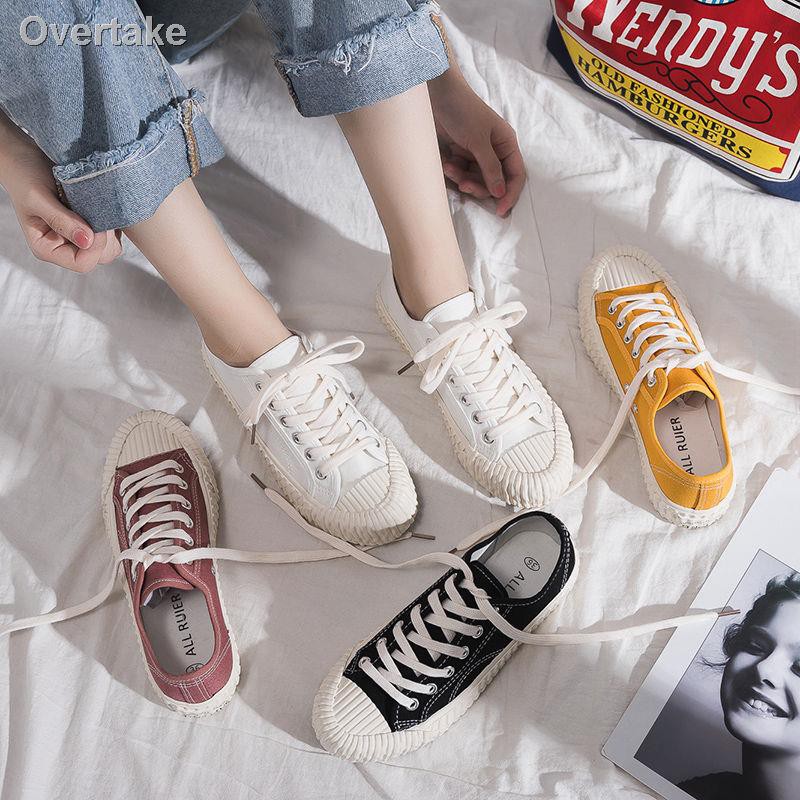 Giày Thể Thao Nữ Bằng Vải Canvas Thời Trang Phong Cách Hàn Quốc | BigBuy360 - bigbuy360.vn