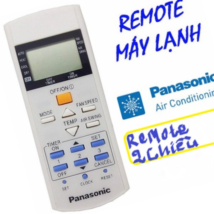 Remote Máy Lạnh Điều Hòa Pannasonic - Điều Khiển Điều Hòa Pana thường 2 chiều ( Bảo Hành Đổi Mới Tặng Pin )