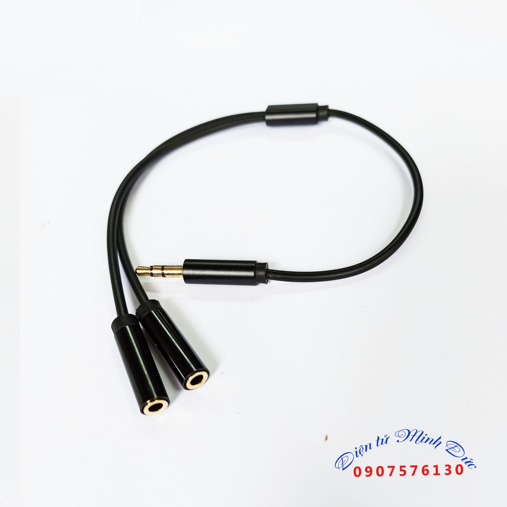 Audio Cable - Cable 3.5mm to 2 3.5 mm flemale - Dây Chia 3.5 Ly