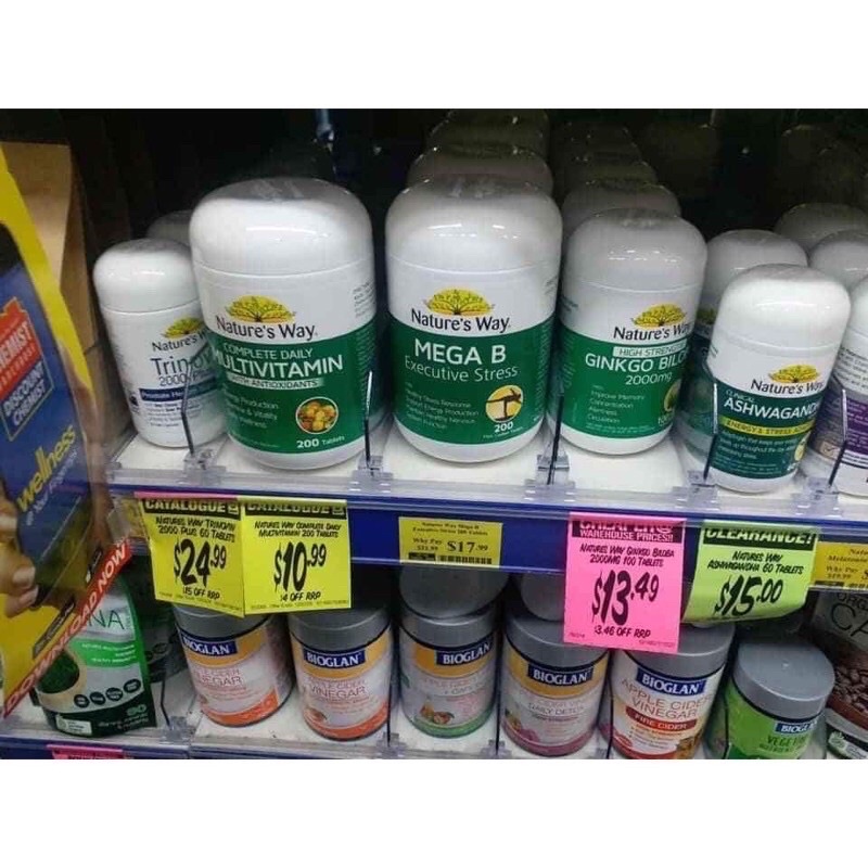 Viên uống Vitamin Tổng Hợp  Nature’s Way Complete Daily Multivitamin - 200 Viên