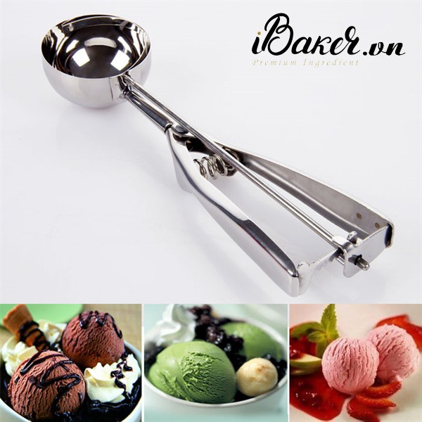 Dụng cụ/Muỗng múc kem inox 5cm