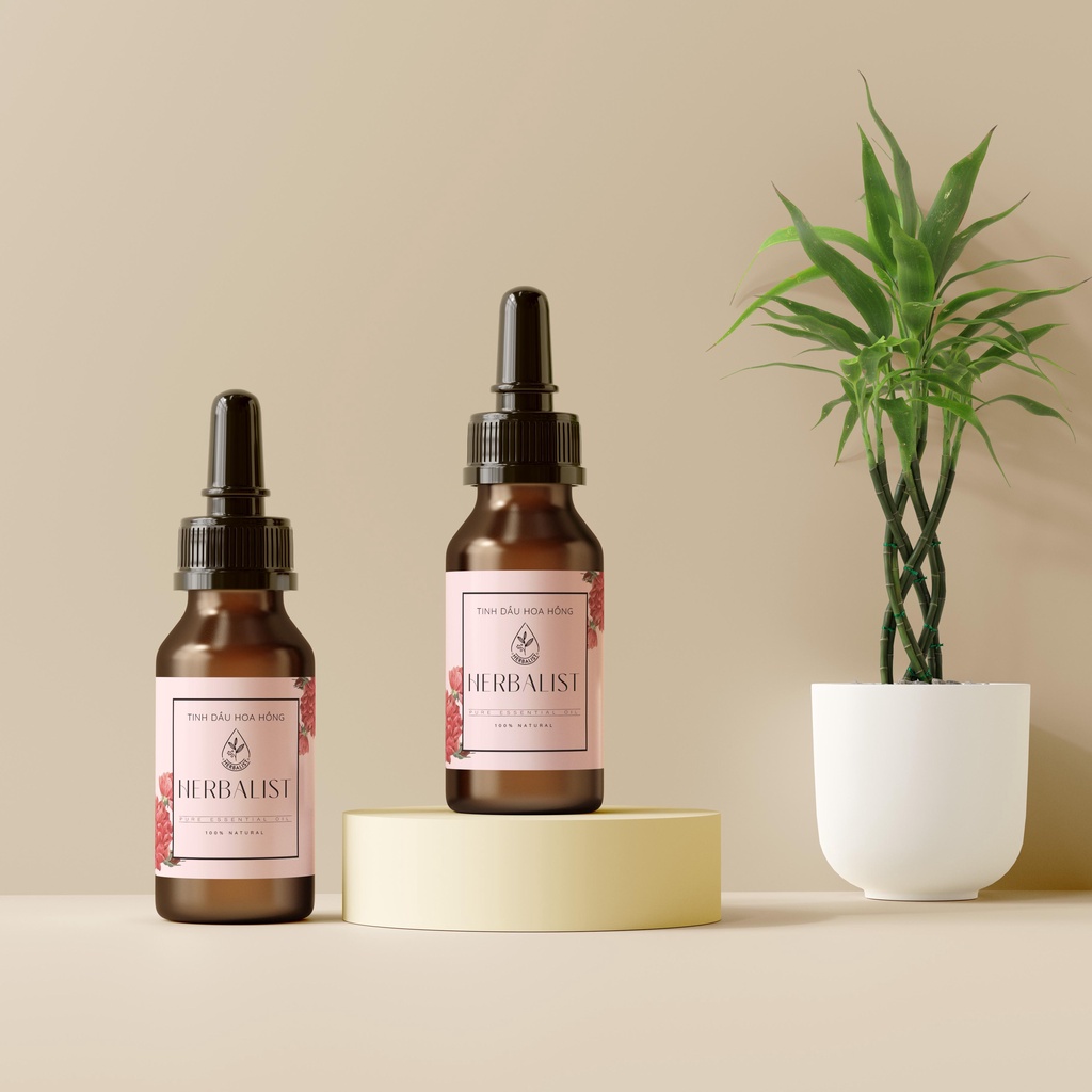Tinh Dầu Hoa Hồng Loại 1 Hương Thơm Độc Đáo Kháng Khuẩn Kháng Nấm Cho Làn Da Sáng Đẹp