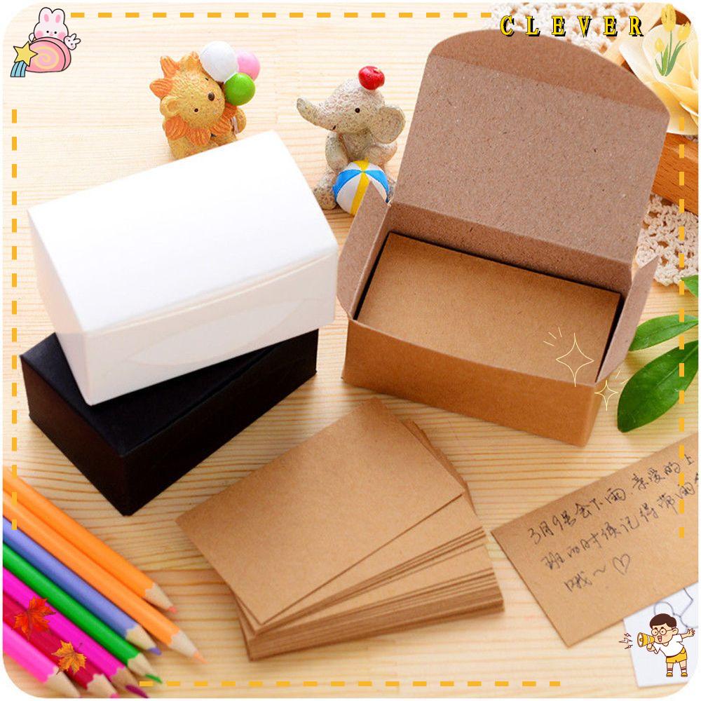 Set Of 20/100 Kraft Paper Size 14.4 * 9.4cm Used As A Convenient Decorative Invitation Card