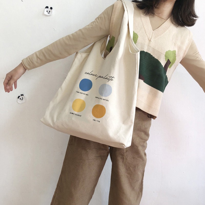 Túi Vải TL Tote Attitude Colour Palatte Cỡ Lớn P1958