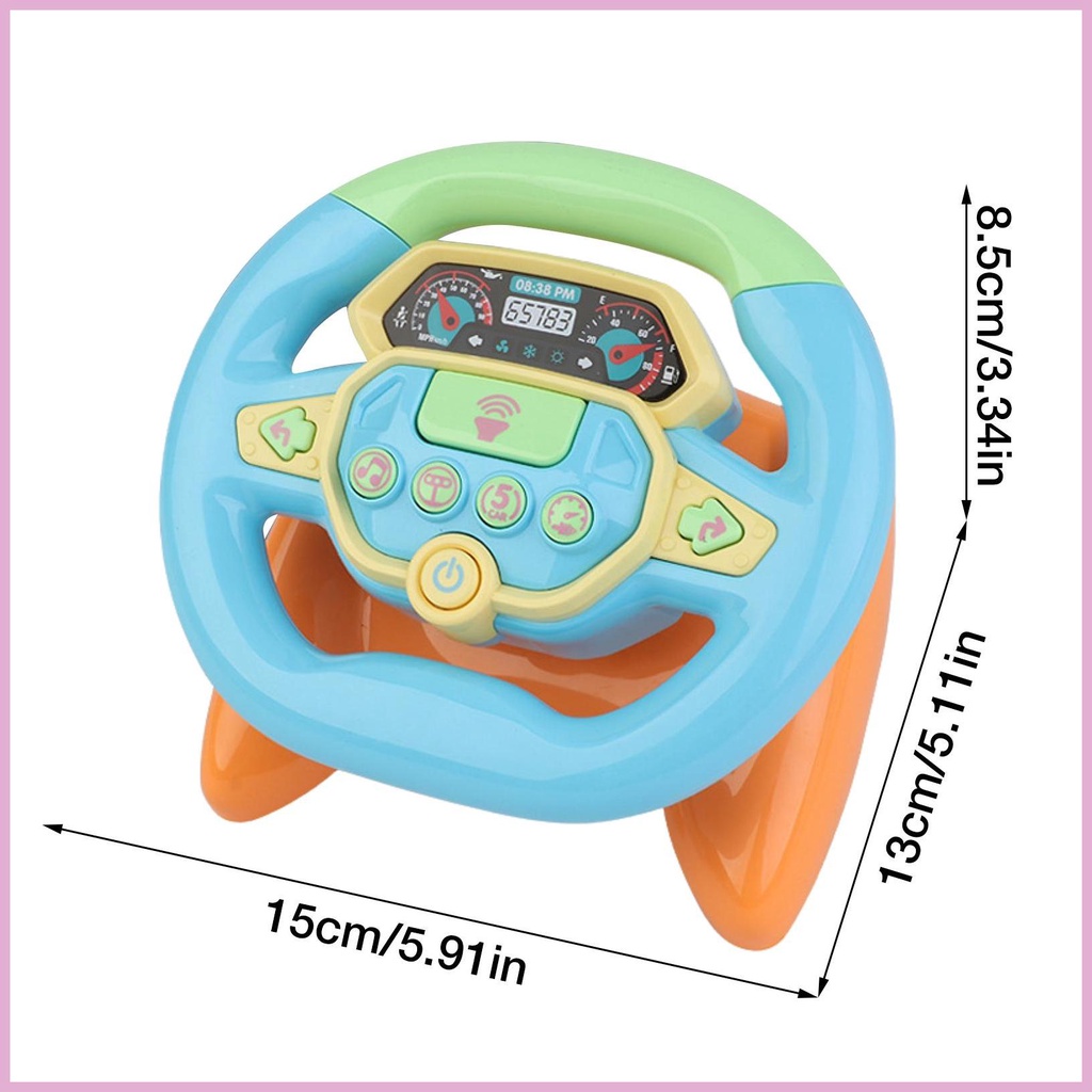 Vô Lăng Xe Hơi Có Đèn Và Nhạc Cho Trẻ Mẫu Giáo