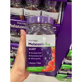 🌿 Kẹo dẻo giúp ngủ ngon Natrol Gummies Melatonin 5mg - 180v 🌿