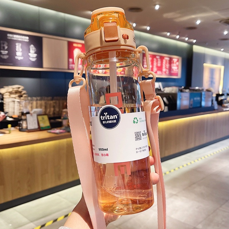 Bình nước DODGE có lõi lọc trà,có dây xách tiện lợi, khoá trống tràn  900ml